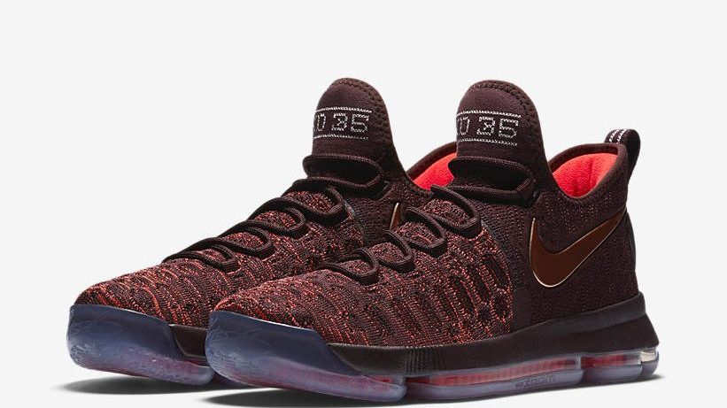 The Nike Zoom KD 9 outdoor basketball shoes
