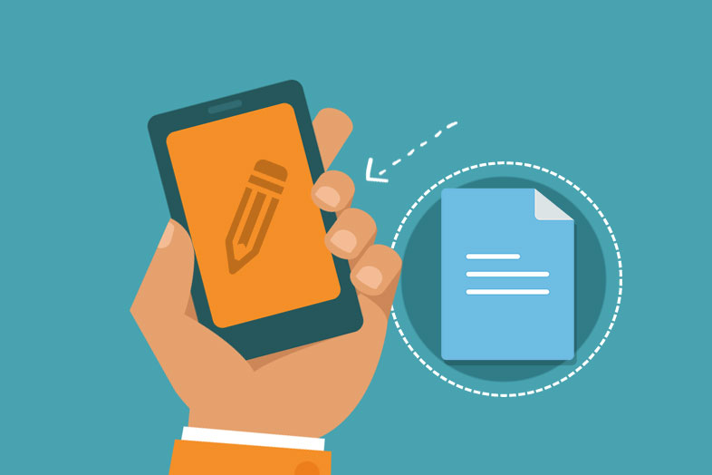 edit-paper-on-smartphone