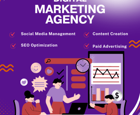 High-quality digital marketing workspace showing PPC dashboards, keyword analytics, ad performance charts, and campaign management tools used by PPC agencies.