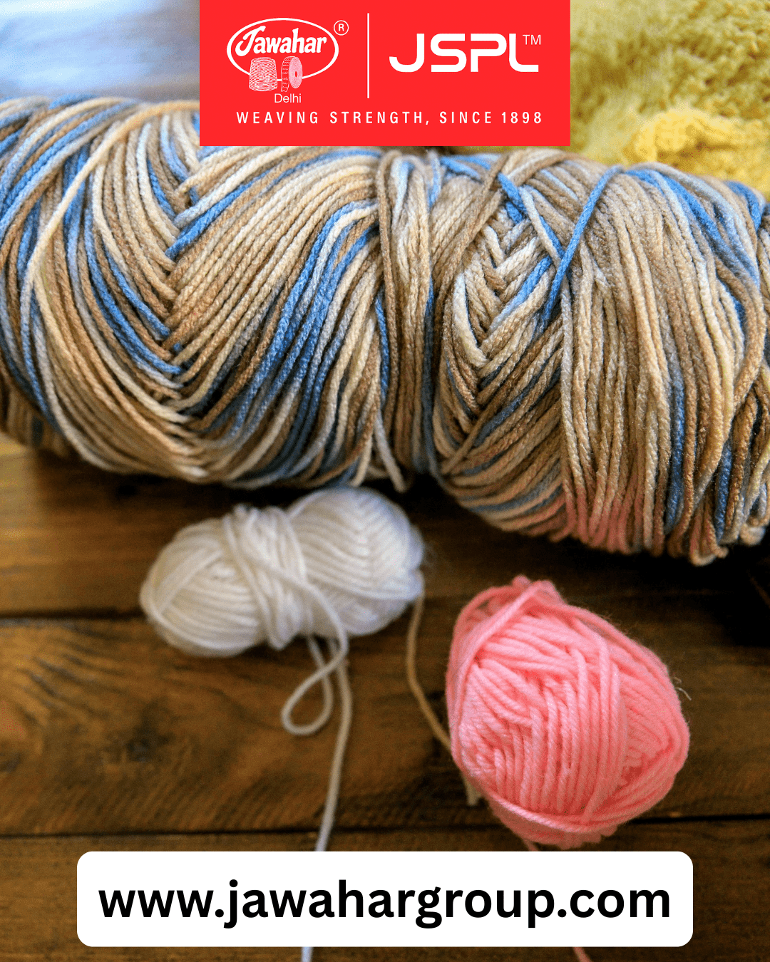 Polyester webbing, polypropylene rope, and polyester yarn manufactured in India