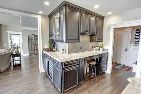 buy fabuwood cabinets online, kitchen with corner pantry