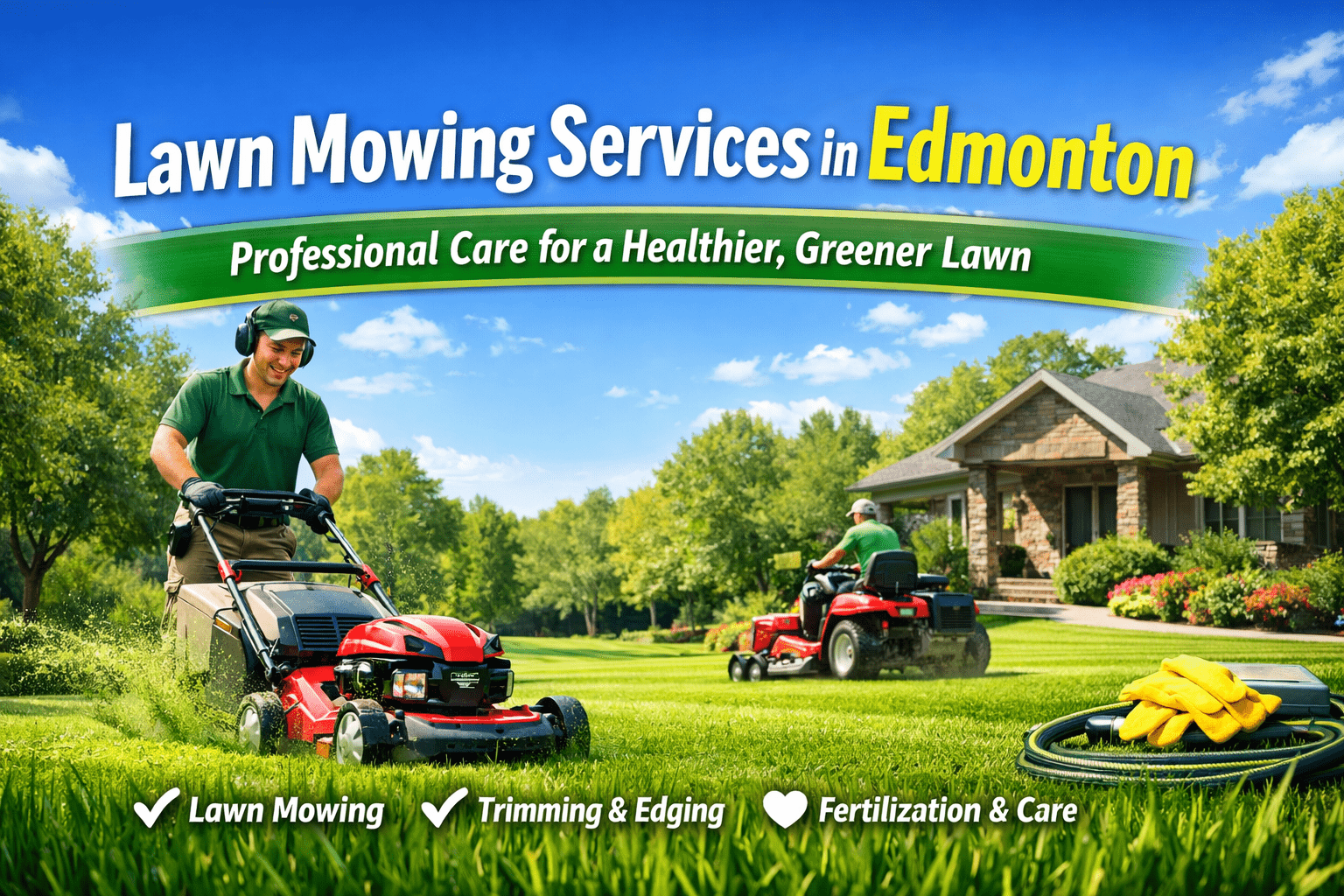 Lawn Mowing Services in Edmonton