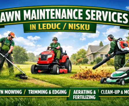 Lawn Maintenance Services in Leduc/Nisku