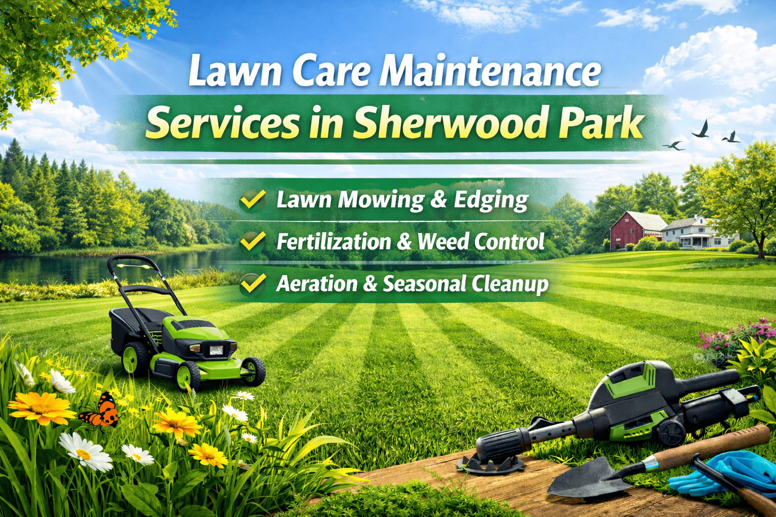 Lawn Care Maintenance Services in Sherwood Park