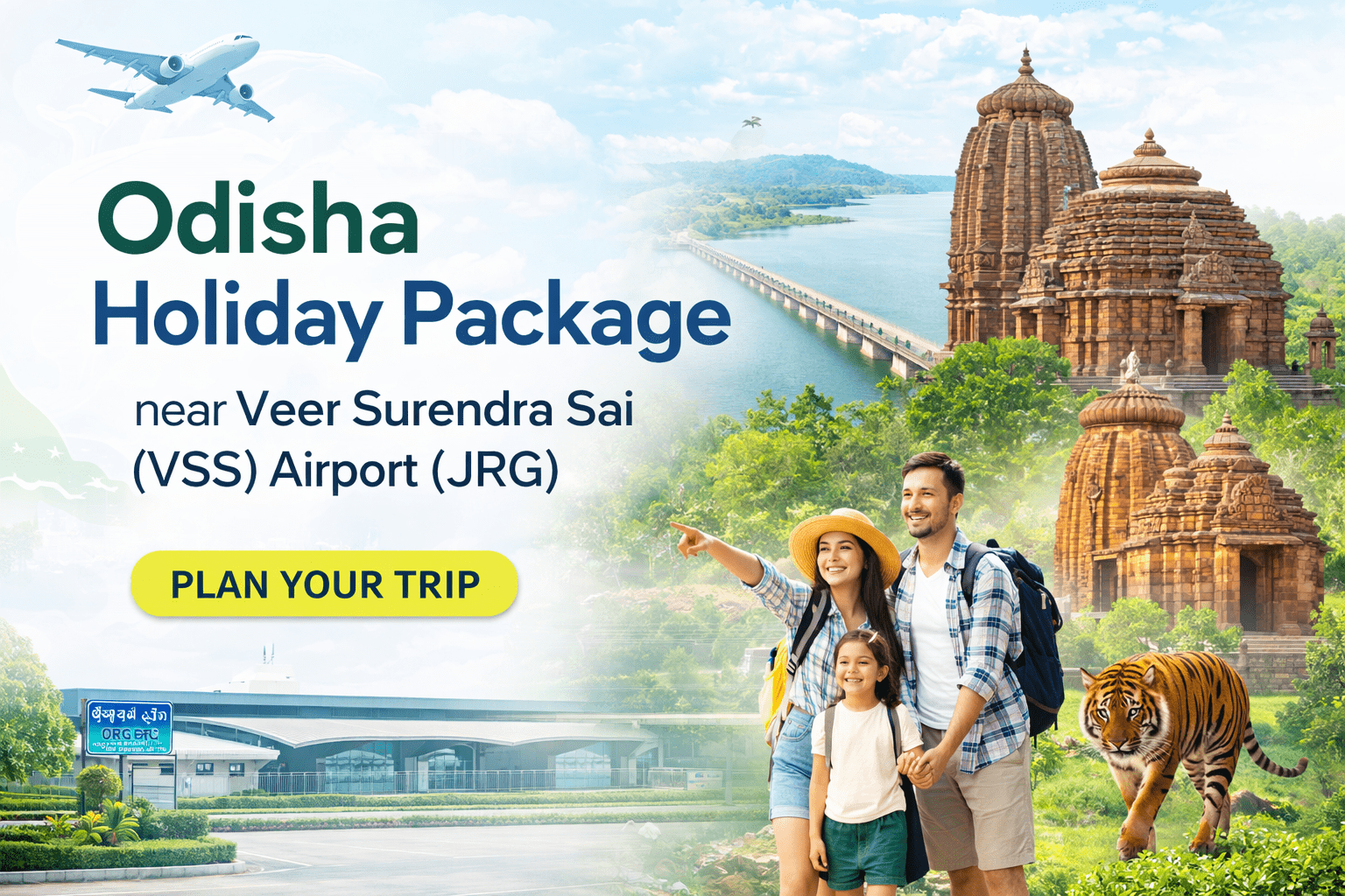 Odisha Holiday Package near Veer Surendra Sai (VSS) Airport (JRG)
