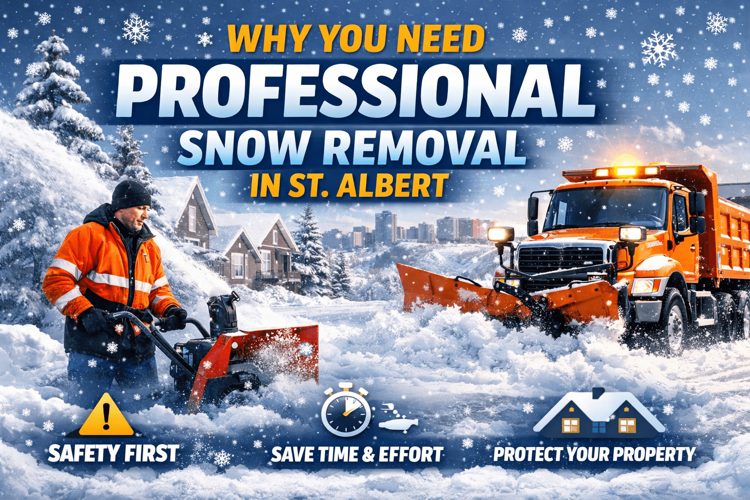 Why You Need Professional Snow Removal in St. Albert