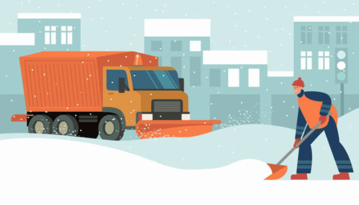 parking lot snow plowing in edmonton