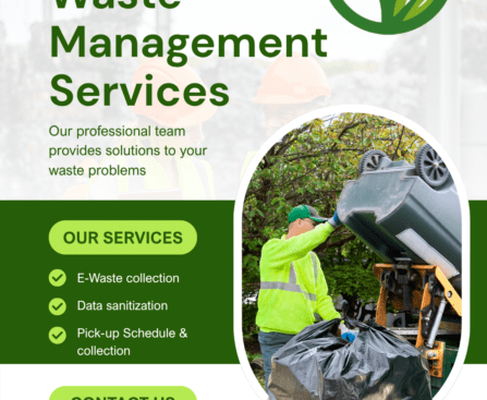 Team collecting electronic waste for recycling from office location in Bangalore