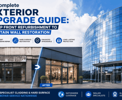 A Complete Exterior Upgrade Guide Shop Front Refurbishment to Curtain Wall Restoration