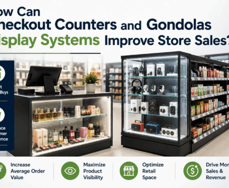 How Can Checkout Counters and Gondolas Display Systems Improve Store Sales