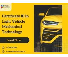 Take a certificate III in light vehicle mechanical technology course