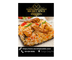 Order Hyderabadi biryani online JVC | Secret Spice Restaurant