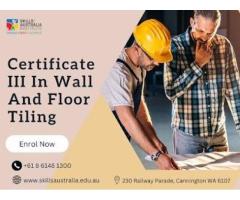 Take the best Certificate III in Wall and Floor Tiling course
