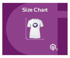 Magento 2 Size Chart extension - Cynoinfotech