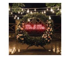 How to choose neon lights that suit your wedding theme