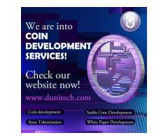 Coin Development Services for Enterprises in Lucknow - Dunitech