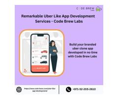 Remarkable Uber Like App Development Services - Code Brew Labs