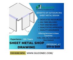 Sheet Metal Shop Drawing CAD Services Provider in USA