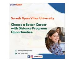 Distance Programs Opportunities with Suresh Gyan Vihar University.