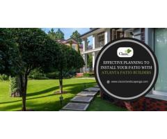 Effective planning to  install your patio with Atlanta Patio Builders