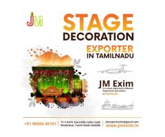 Stage Decoration Exporter in Tamilnadu