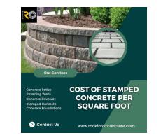 Know Best Cost for Stamped Concrete | Rockford Concrete