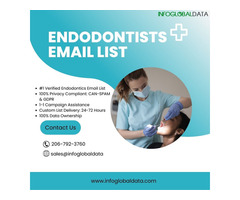 Buy 100% Privacy compliant Endodontists Mailing Lists