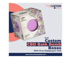 Buy Custom Cbd Bath Bomb Boxes From Us With 20% Flat Discount