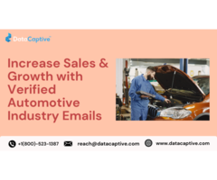 Increase Sales & Growth with Verified Automotive Industry Emails