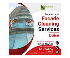 Best Rope Access facade cleaning service in Dubai
