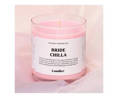 Shop the Perfect Bride Candle: Glowing Joy for Your Big Day!
