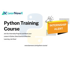 Master Python through LearNowx online Python Training Course