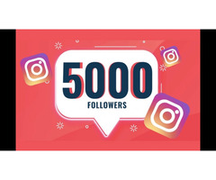 Buy 5000 Instagram Followers With Instant Delivery