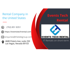 Transform Your Event Experience with Best Events Tech Rental Services