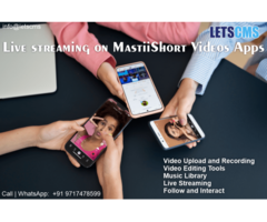 Do you get to watch for live streaming on Mastii Shorts Videos Apps