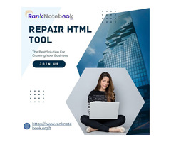 Free Online Repair HTML Tool at Rank Notebook