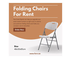 Folding Chair Rental - Fern Event Rentals