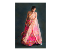 Buy Floral Lehenga Online at Blushing Couture