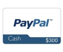 Get up to $300 in your Paypal Account