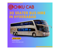 On thе Road - Optimal Comfort with 30 Sеatеr Bus Hirе in Hydеrabad