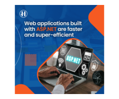 Web applications built with ASP.NET are faster and super-efficient