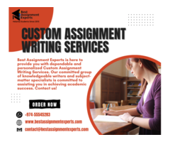 Custom Assignment Writing Services by Ph.D experts |Get A+ Grades