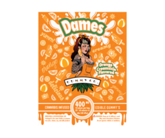 Dames Gummy Co. Orange Creamsicle (400mg THC)