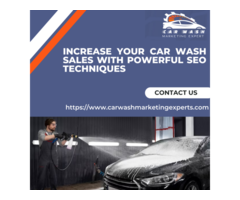 Increase Your Car Wash Sales with Powerful SEO Techniques