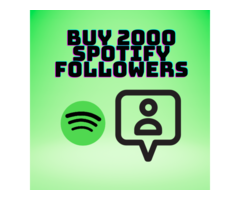 Buy 2000 Spotify followers- Authentic