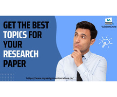 What are you Waiting For? Get the Best Topics for your Research Paper