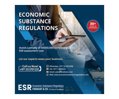 Economic Substance Regulations services in UAE