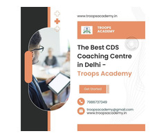 Best CDS Coaching Centre in Delhi - Troops Academy