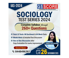 GS SCORE- Sociology  Test Series