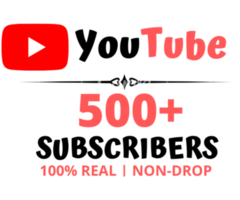 Buy 500 YouTube Subscribers – Real, Active & Engaged Subs